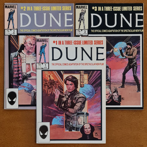 Dune #1-3 VF+ to VF/NM Complete Set