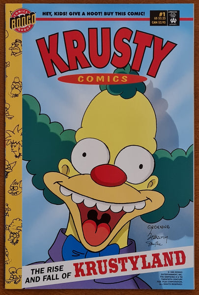 Krusty Comics #1-3 NM Complete Set