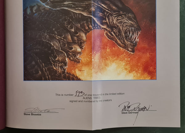 Aliens Tribes Limited Hardcover Slipcase Edition NM- (Signed & Numbered by Steve Bissette and Dave Doreman)