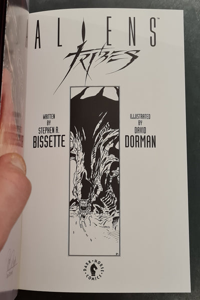 Aliens Tribes Limited Hardcover Slipcase Edition NM- (Signed & Numbered by Steve Bissette and Dave Doreman)