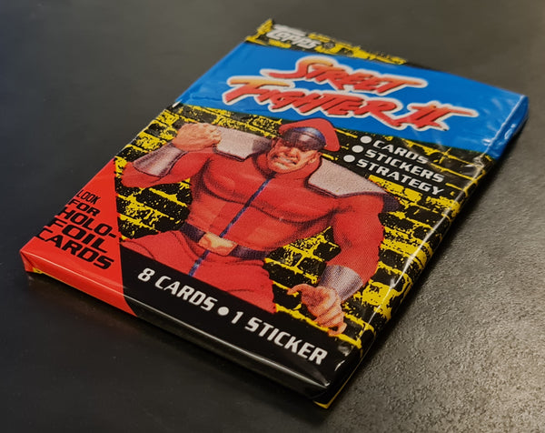 1993 Topps Street Fighter II Trading Cards Sealed Cello Pack