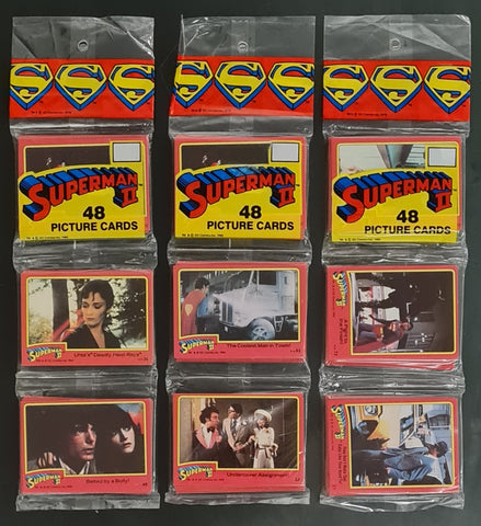 1980 Topps Superman II Trading Card Rack Pack
