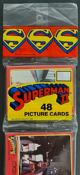 1980 Topps Superman II Trading Card Rack Pack