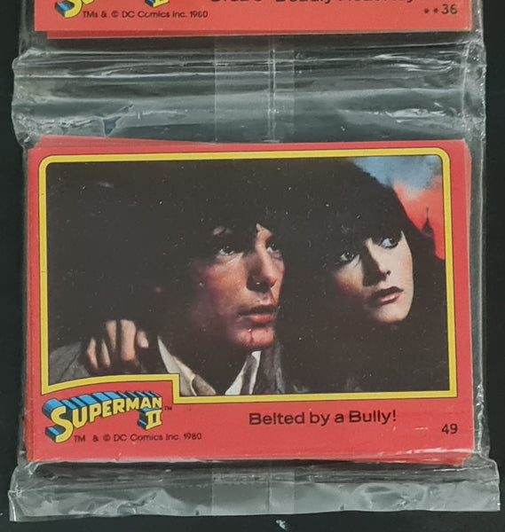 1980 Topps Superman II Trading Card Rack Pack