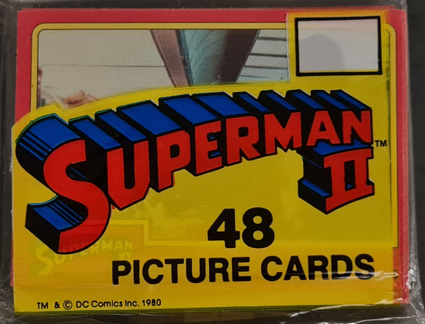 1980 Topps Superman II Trading Card Rack Pack