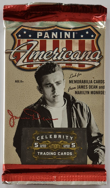 2011 Panini Americana Celebrity Authentic Trading Cards Sealed Pack