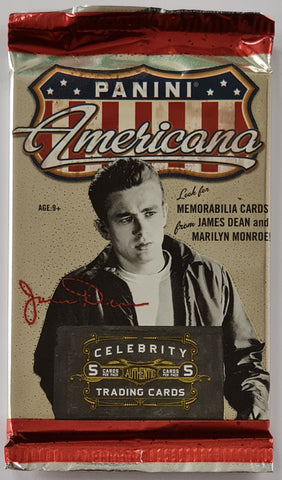 2011 Panini Americana Celebrity Authentic Trading Cards Sealed Pack