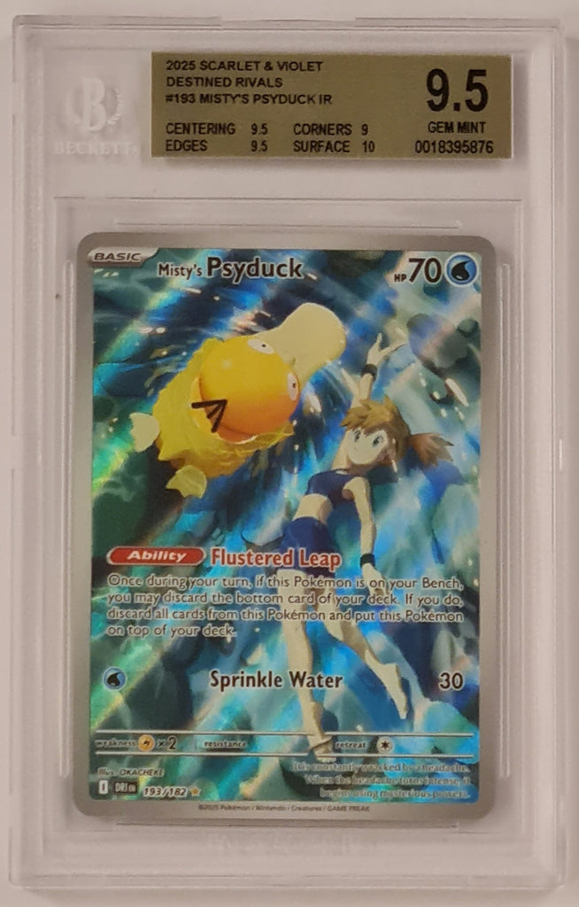 Pokemon Scarlet and Violet Destined Rivals Misty's Psyduck #193/182 BG Rotterdam Comics Pokemon Scarlet and Violet Destined Rivals Misty's Psyduck #193/182 BG Rotterdam Comics