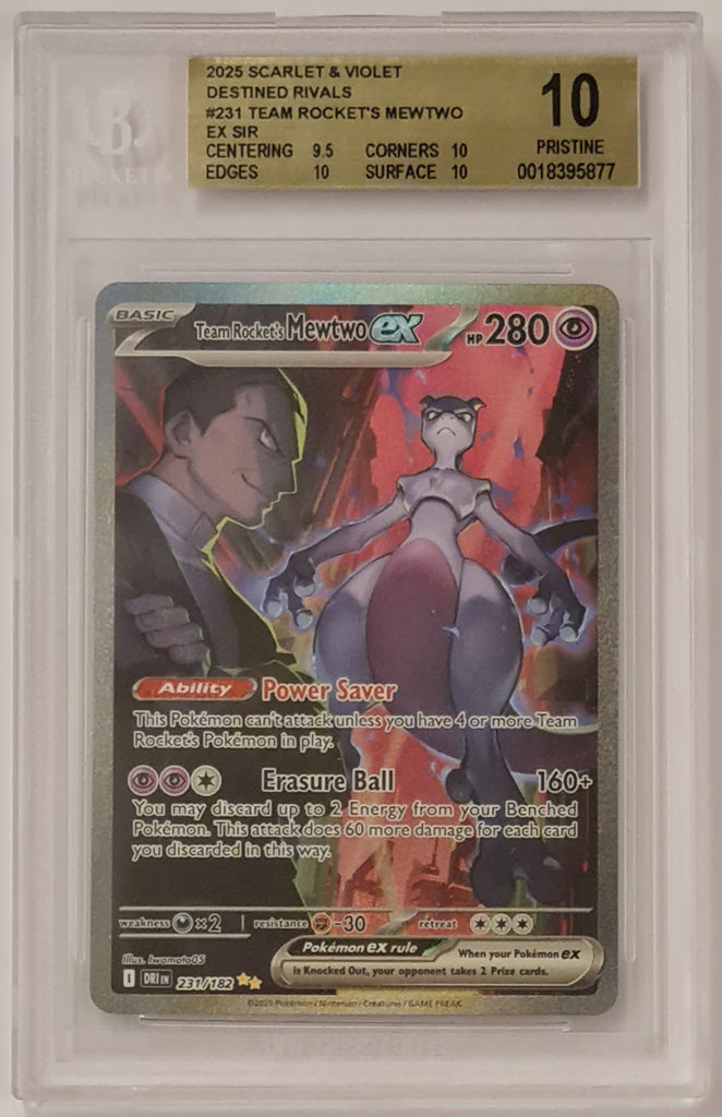 Pokemon Scarlet and Violet Destined Rivals Team Rocket's Mewtwo #231/1 Rotterdam Comics Pokemon Scarlet and Violet Destined Rivals Team Rocket's Mewtwo #231/1 Rotterdam Comics