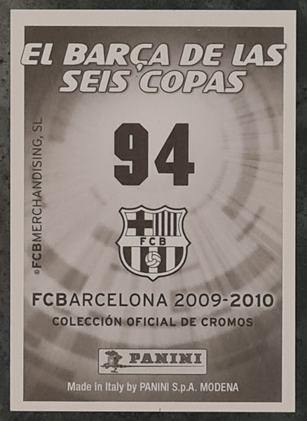 2009-2010 Panini El Barca de Las Seis Copas Lionel Messi #94 Sticker