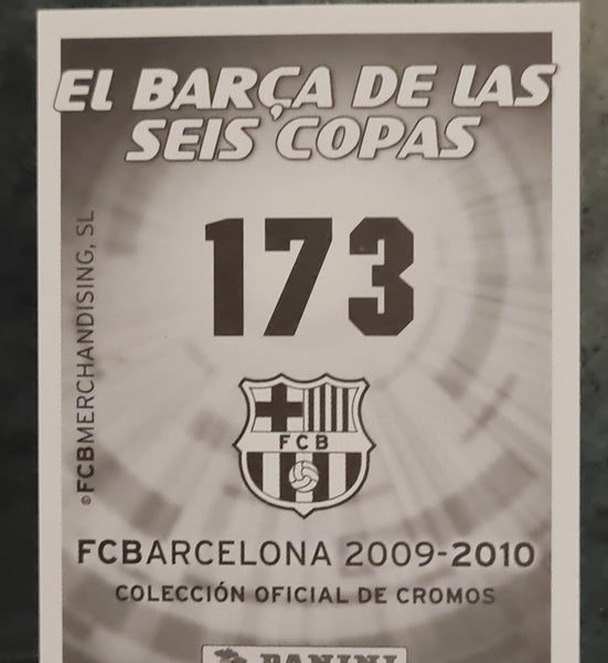 2009-2010 Panini El Barca de Las Seis Copas Lionel Messi 'Records' #173 Sticker
