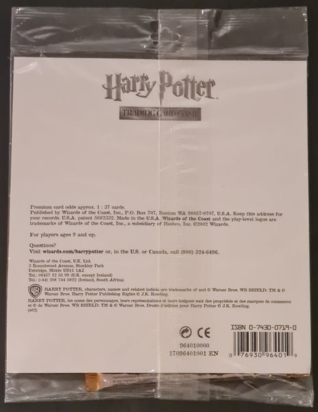 Harry Potter Trading Card Game (3) Sealed Booster Pack Blister Multipack