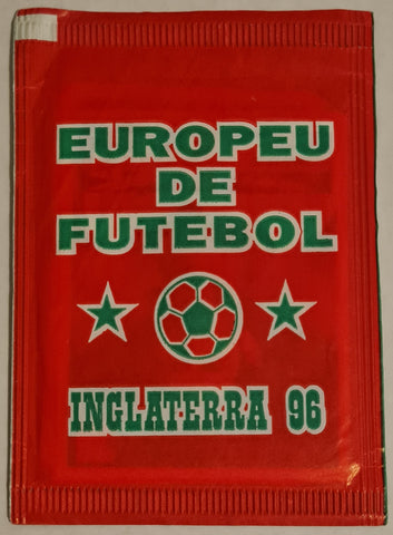 1996 Europeu de Futebol Inglaterra/Euro Cup 96 Força Portugal Sealed Sticker Pack