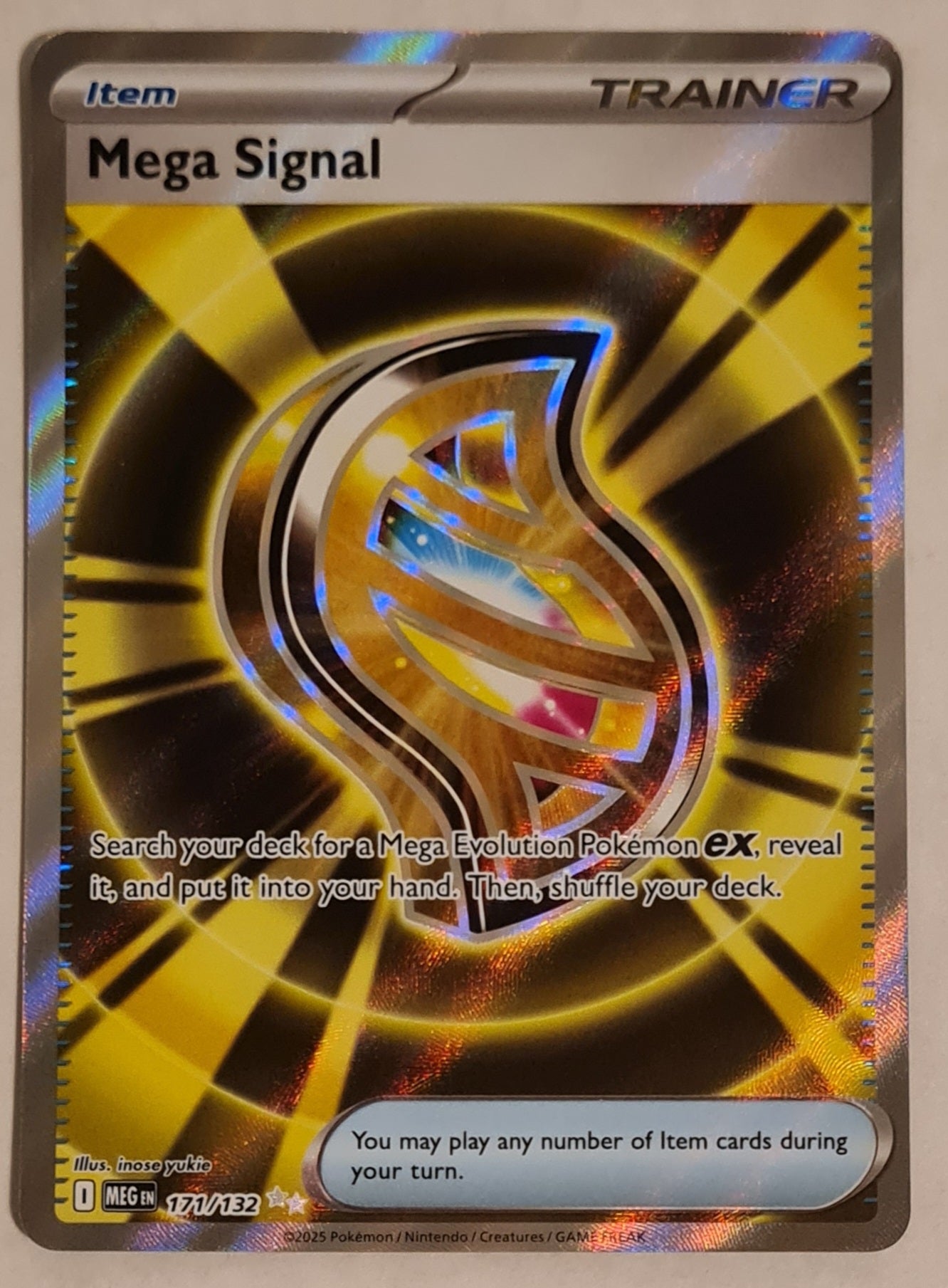 Pokemon Mega Evolution Mega Signal #171/132 Ultra Rare Holo Trading Card