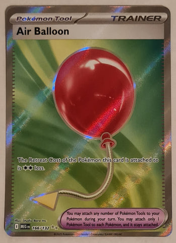Pokemon Mega Evolution Air Balloon #166/132 Ultra Rare Holo Trading Card