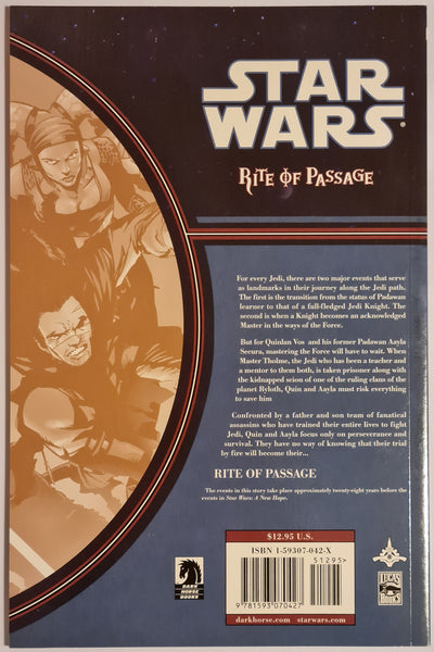Star Wars Rite of Passage TPB NM