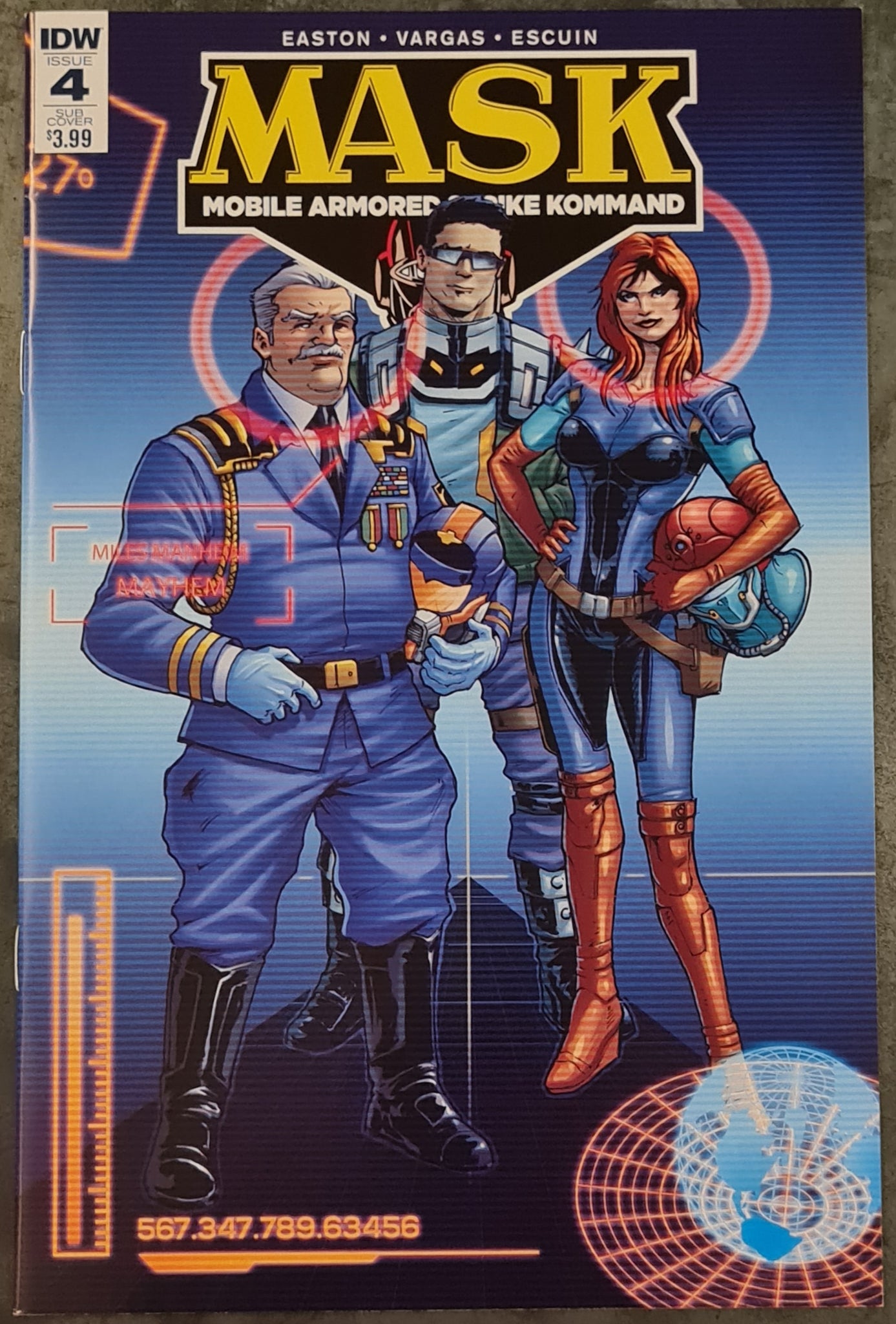 MASK Mobile Armored Strike Kommand #4 NM Sub (B) Variant