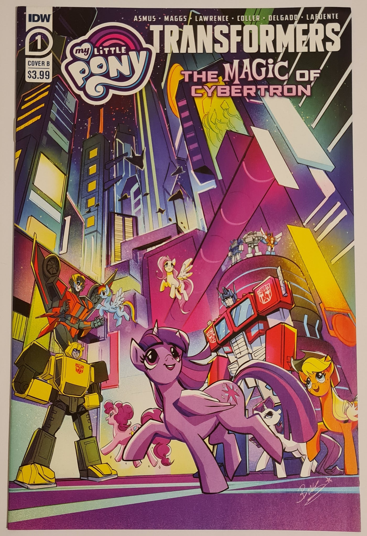 My Little Pony Transformers II The Magic of Cybertron #1 NM- (Cvr B) Variant