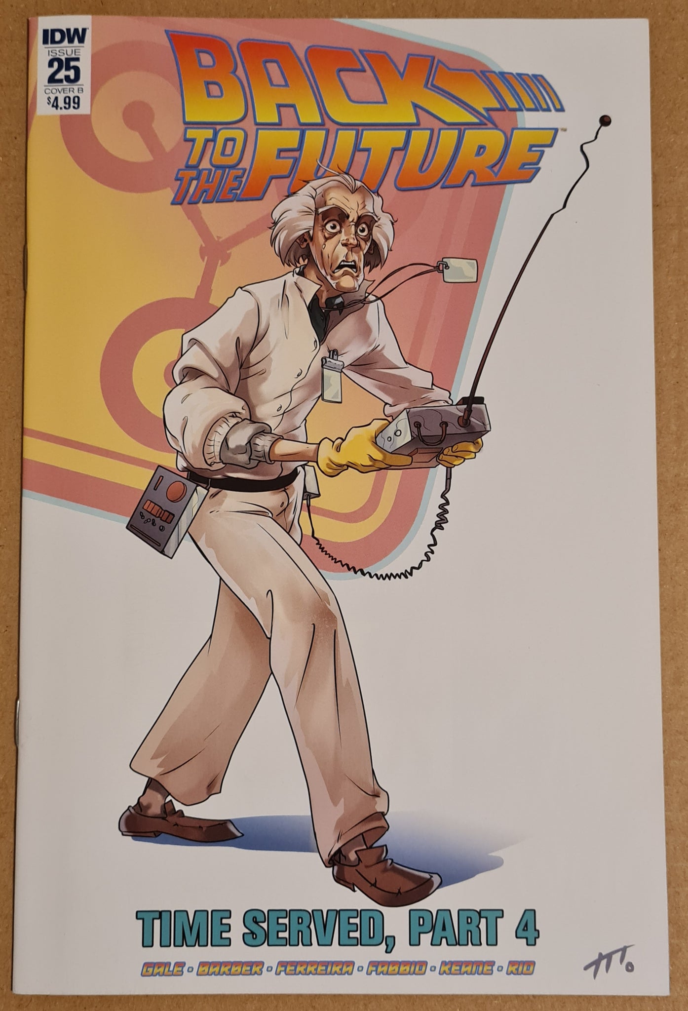 Back to the Future #25 NM (Cvr B) Variant