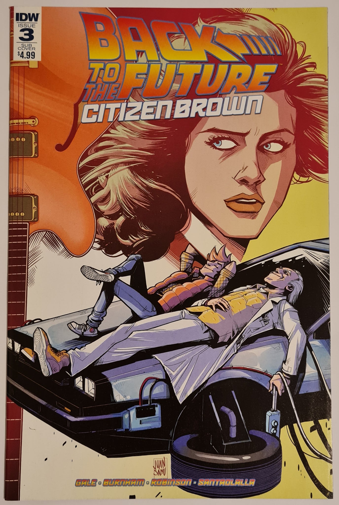 Back to the Future Citizen Brown #3 NM Subscription Variant