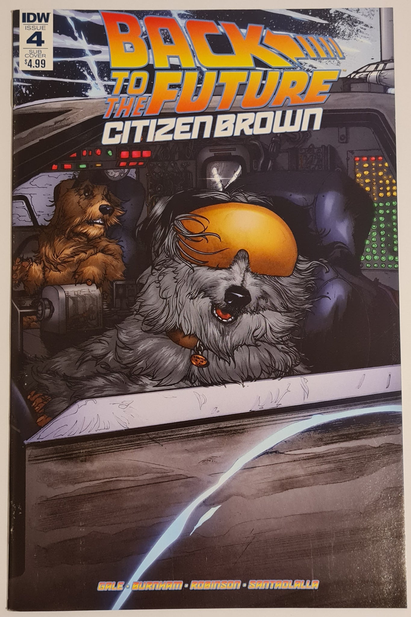 Back to the Future Citizen Brown #4 NM Subscription Variant
