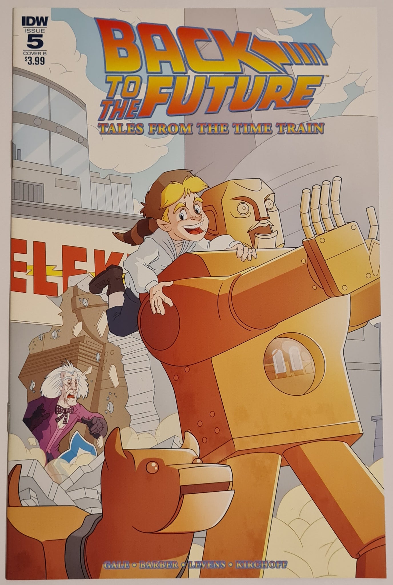 Back to the Future Tales from the Time Train #5 NM (Cvr B) Variant