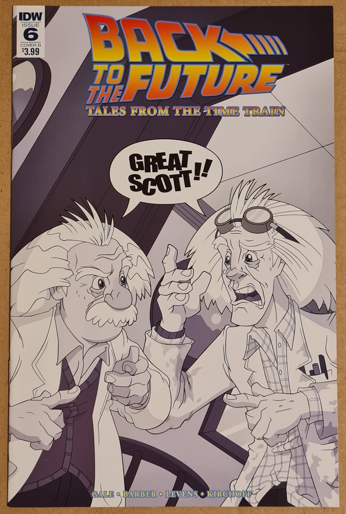 Back to the Future Tales from the Time Train #6 NM (Cvr B) Variant