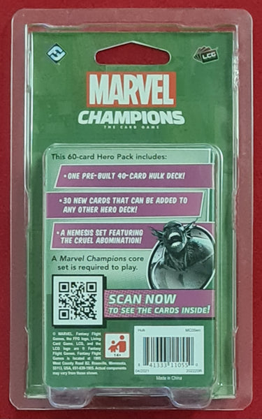 Marvel Champions the Card Game Hulk Hero Pack