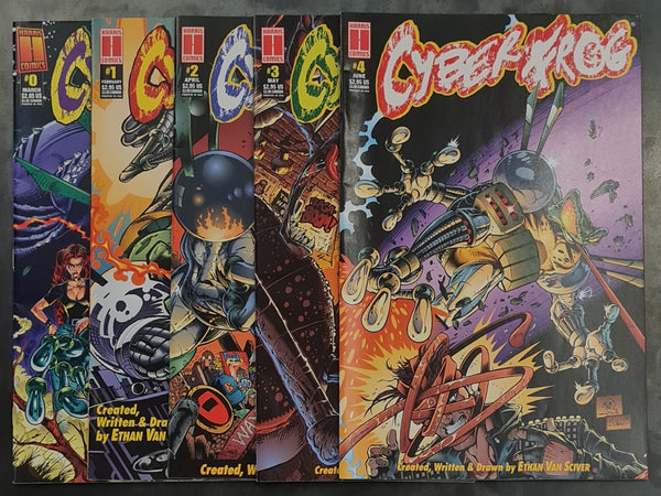 Cyberfrog #0-4 FN/VF Complete Set