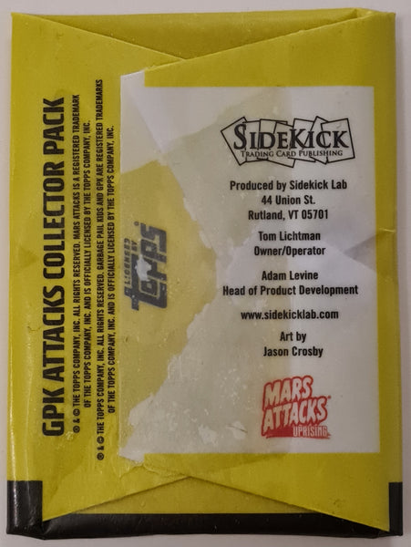 2021 Topps Garbage Pail Kids x Mars Attacks Mini Set Sealed Wax Pack