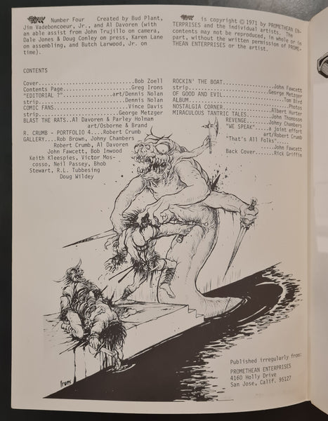 Promethean Enterprises Fanzine #4 VF/NM