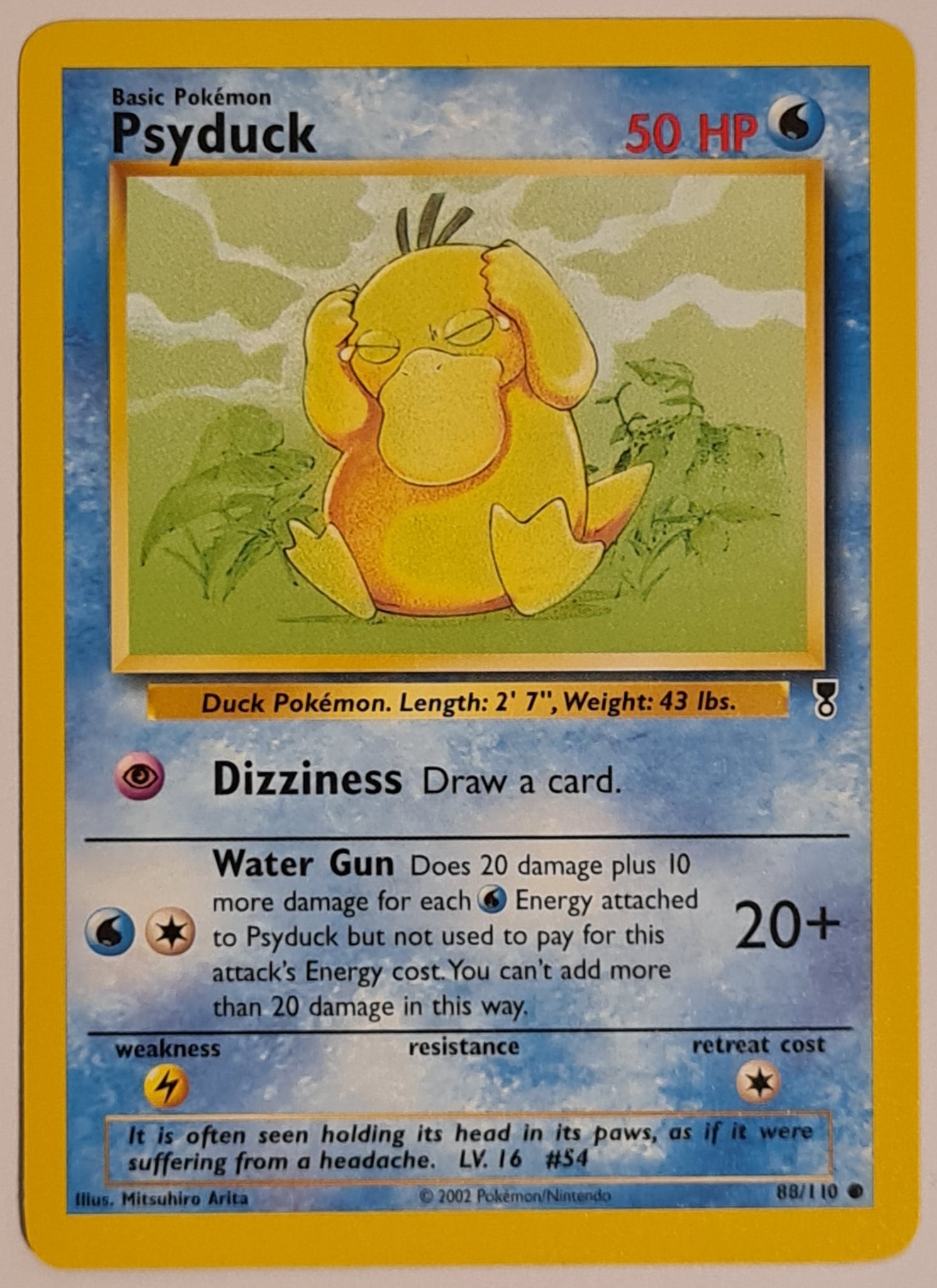 psyduck pokemon card 1995 price Pokemon Legendary Collection Psyduck #88/110 Trading Card – Rotterdam Comics