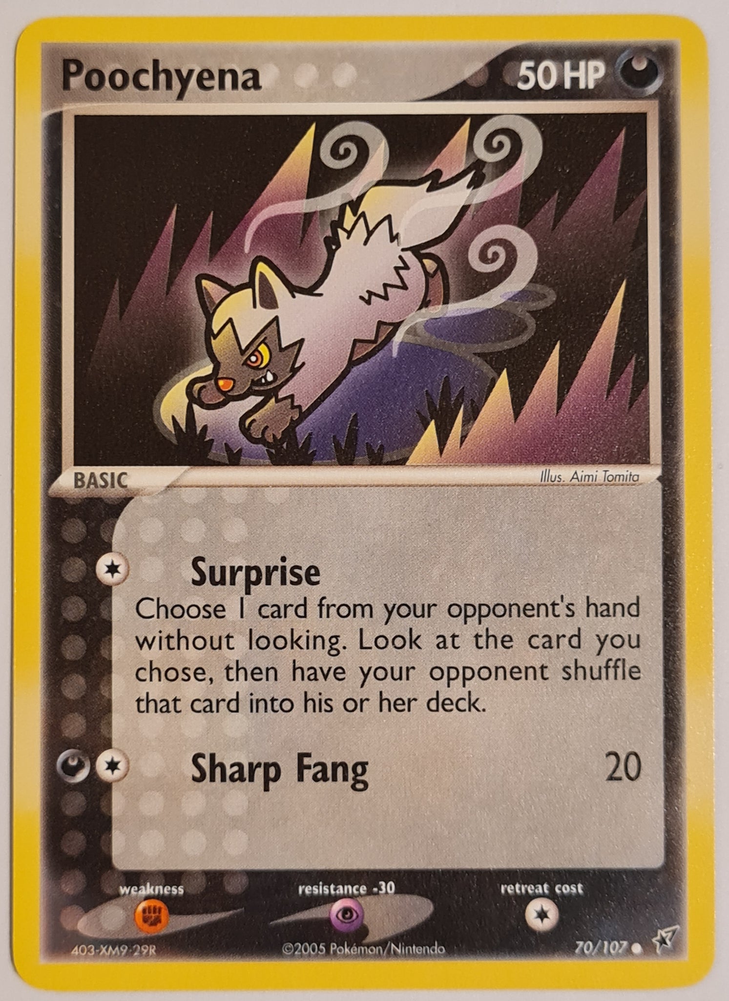 pokemon poochyena card Pokemon Ex Deoxys Poochyena #70/107 Trading Card – Rotterdam Comics