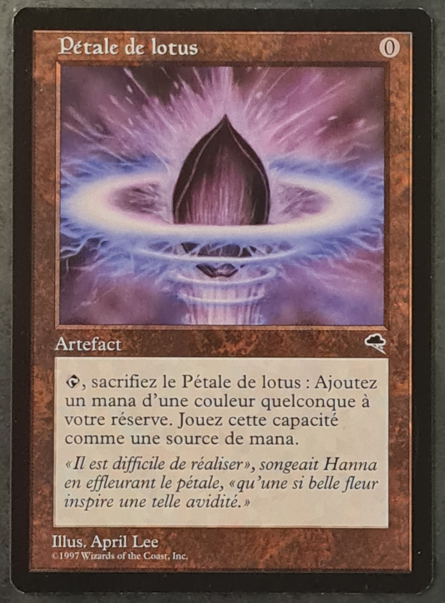 Magic the Gathering Tempest (French) Pétale de Lotus/Lotus Petal Tradi – Rotterdam Comics