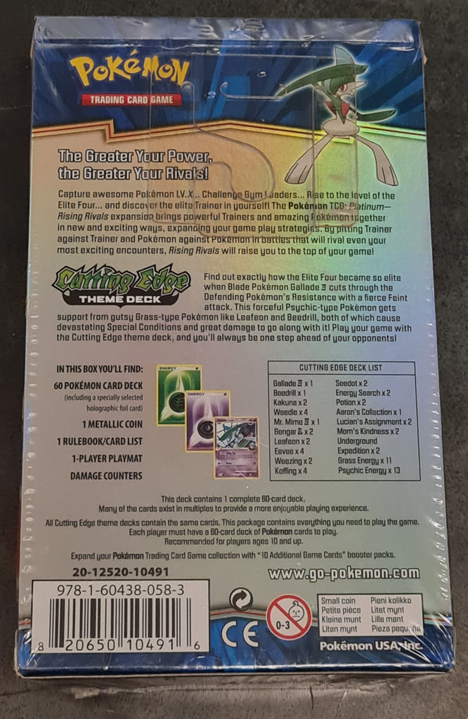 pokemon platinum rising rivals card list Pokemon Platinum Rising Rivals Cutting Edge Sealed Theme Deck – Rotterdam Comics