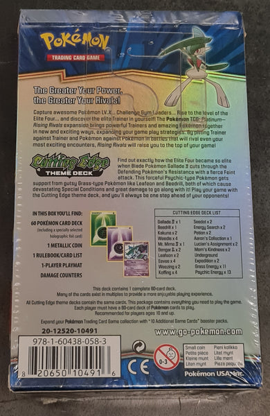 Pokemon Platinum Rising Rivals Cutting Edge Sealed Theme Deck
