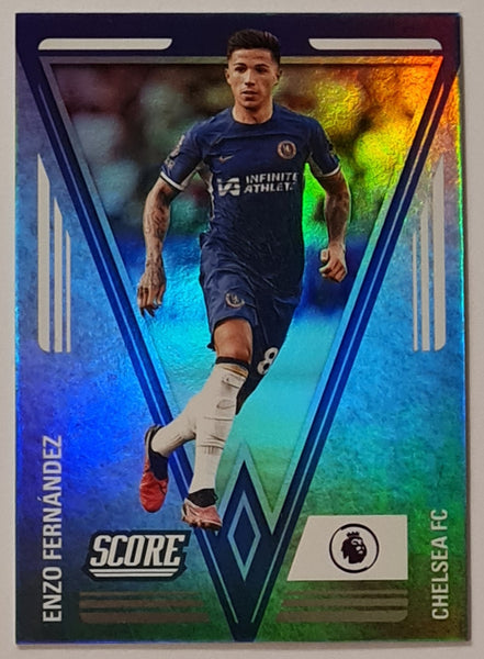 2023-24 Panini Score Premier League Pennants #1 Enzo Fernandez Trading Card (Case Hit)
