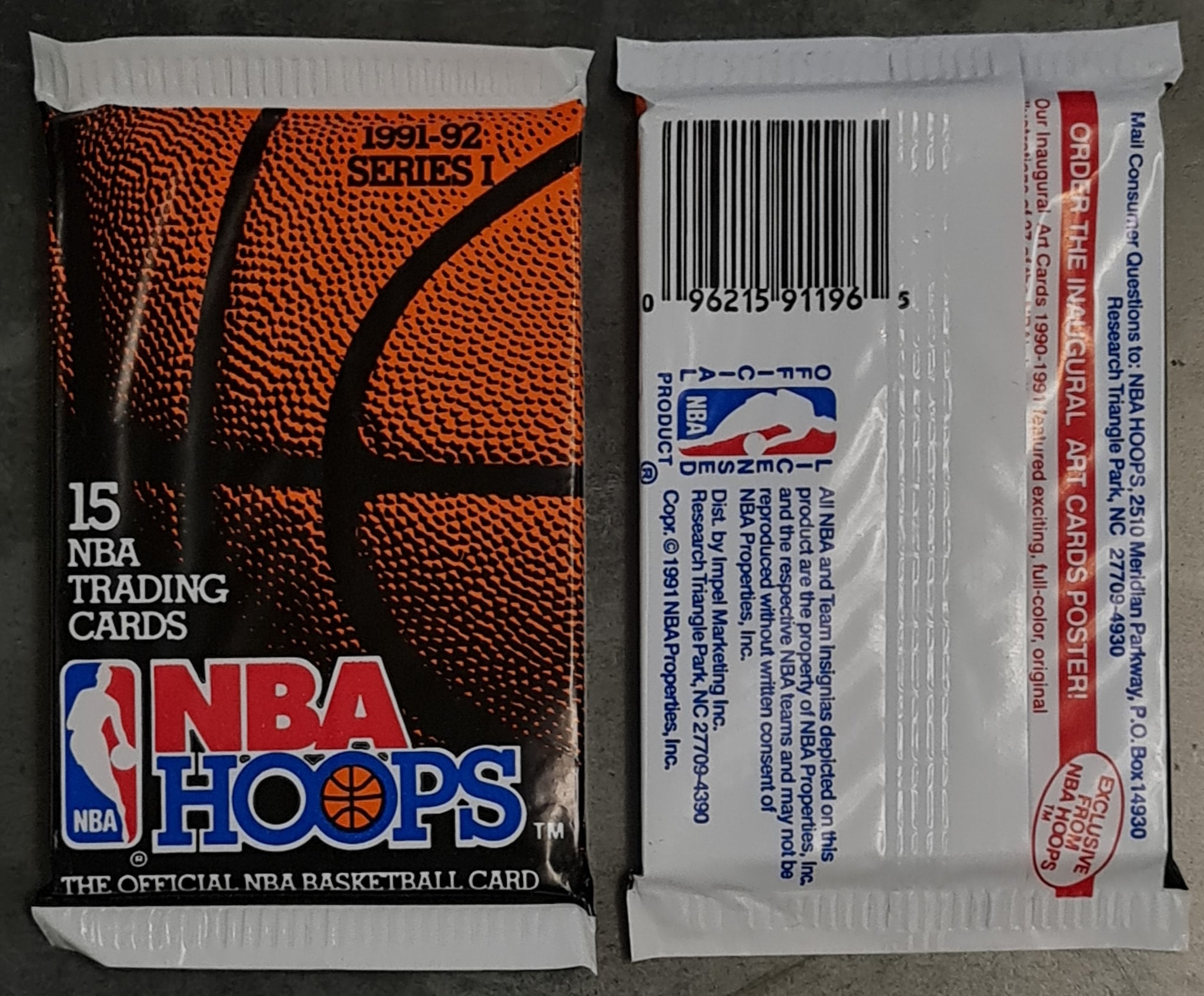 1990-91 NBA Hoops Series 1 Sealed Trading Card Pack – Rotterdam Comics