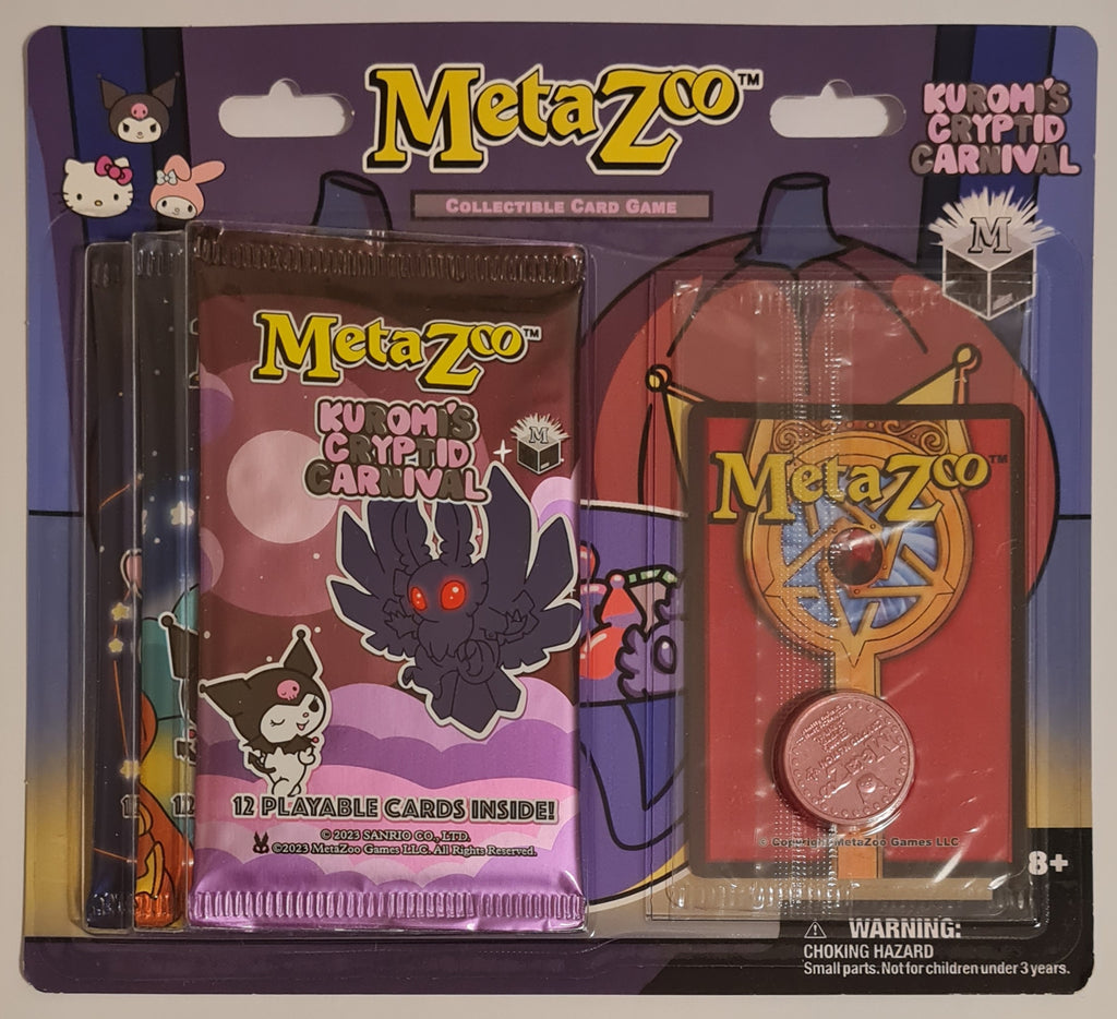 MetaZoo TCG - Kuromi's Cryptid Carnival Booster Blister 3-Pack Rotterdam Comics MetaZoo TCG - Kuromi's Cryptid Carnival Booster Blister 3-Pack Rotterdam Comics