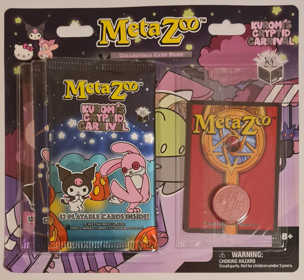 MetaZoo TCG - Kuromi's Cryptid Carnival Booster Blister 3-Pack Rotterdam Comics MetaZoo TCG - Kuromi's Cryptid Carnival Booster Blister 3-Pack Rotterdam Comics