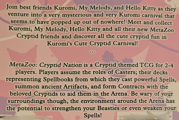 MetaZoo TCG - Kuromi's Cryptid Carnival Booster Blister 3-Pack
