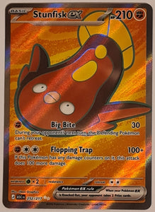 Pokemon Mega Evolution Ascended Heroes Stunfisk Ex #252/217 Ultra Rare –  Rotterdam Comics