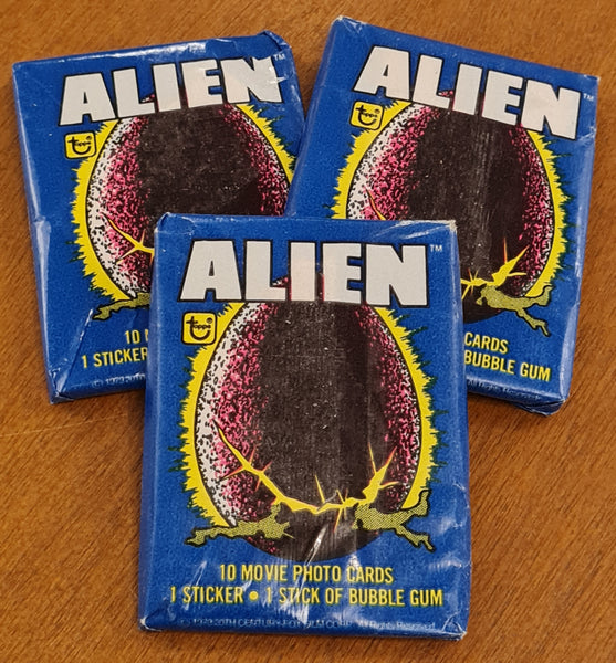 1979 Topps Alien Movie Photo Cards Sealed Trading Card Wax Pack