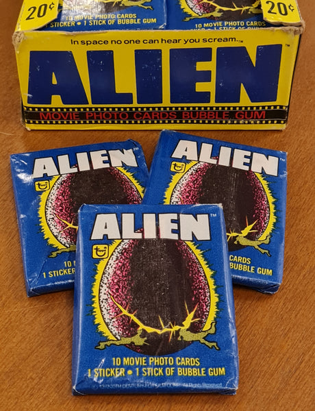 1979 Topps Alien Movie Photo Cards Sealed Trading Card Wax Pack