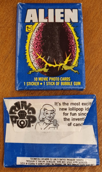 1979 Topps Alien Movie Photo Cards Sealed Trading Card Wax Pack