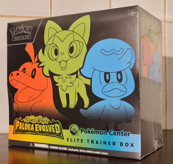 Pokemon Scarlet and Violet Paldea Evolved Sealed Elite Trainer Box (Pokémon Center Exclusive)