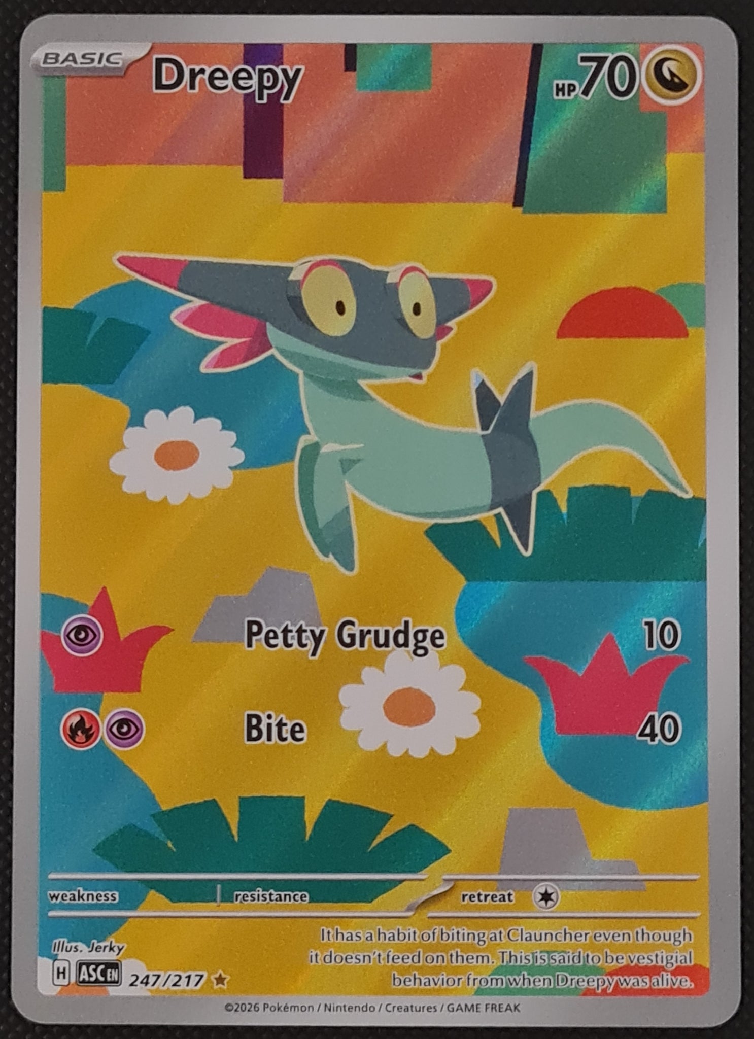 dreepy pokemon cards Pokemon Mega Evolution Ascended Heroes Dreepy #247/217 Illustration Ra –  Rotterdam Comics