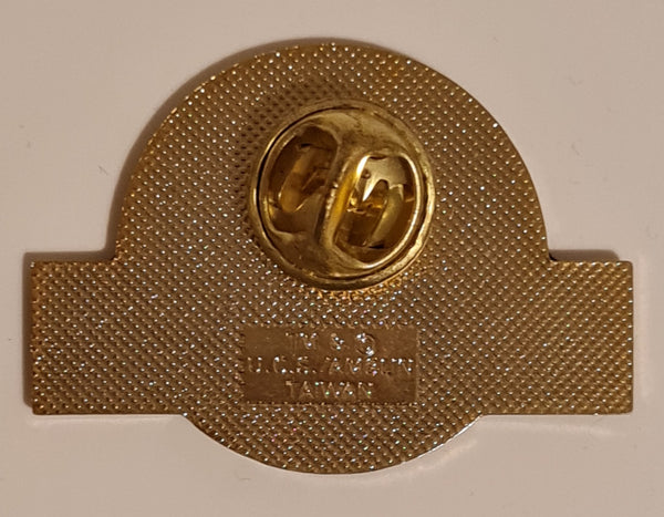 1993 Jurassic Park - Yellow Logo - Gold Enamel Pin