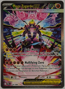 zygarde ex pokemon card value Mega Evolution Perfect Order Mega #120/088 Special – Rotterdam Comics Attack 2 Quantity:24 Drawer Pokemon: Scarlet & Violet legendary-pokemon