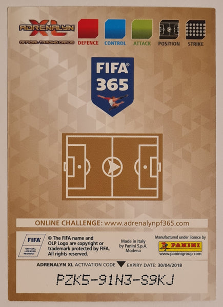 2018 Panini Adrenalyn XL FIFA 365 Lionel Messi Milestone #105 (500th Career Goal) Trading Card